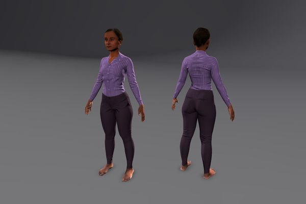 Meshcapade Female Smart Casual Texture Pack I number 2