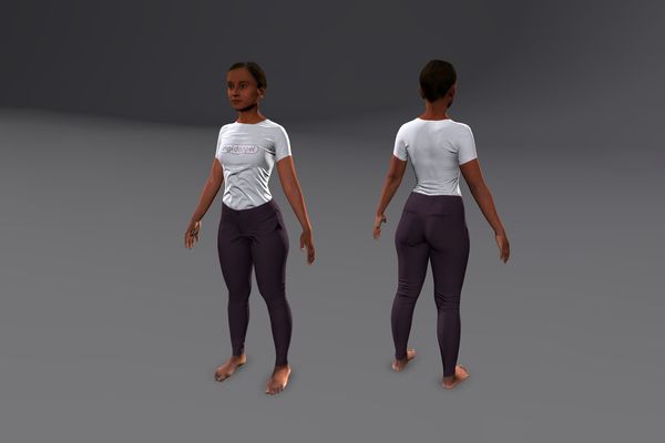 Meshcapade Female Casual Texture Pack I number 4
