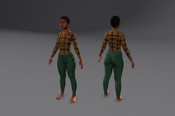 Meshcapade Female Casual Texture Pack I number 6