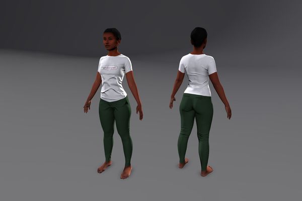 Meshcapade Female Casual Texture Pack I number 13