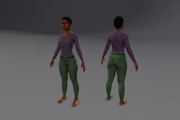 Meshcapade Female Smart Casual Texture Pack I number 3