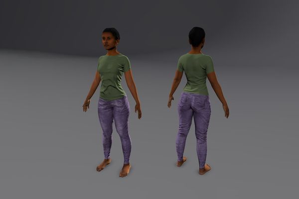 Meshcapade Female Casual Texture Pack I number 14