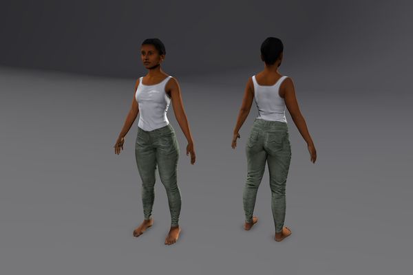 Meshcapade Female Casual Texture Pack I number 18