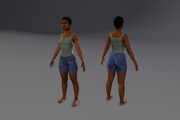 Meshcapade Female Casual Texture Pack I number 19