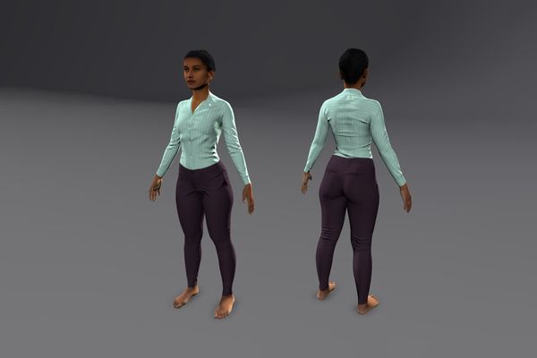 Meshcapade Female Smart Casual Texture Pack I number 7