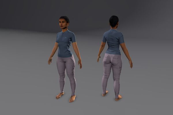 Meshcapade Female Casual Texture Pack I number 21