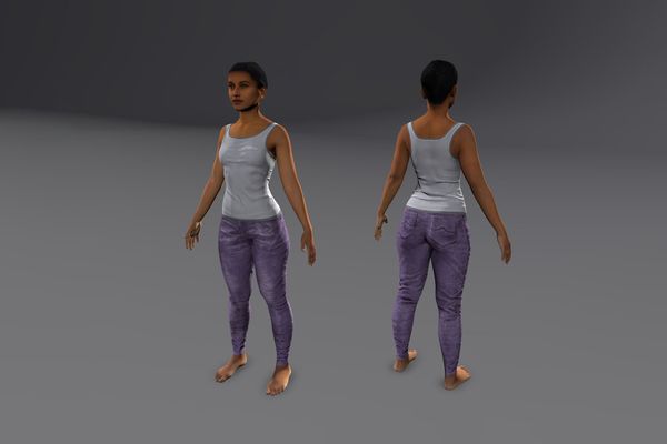Meshcapade Female Casual Texture Pack I number 22