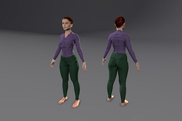 Meshcapade Female Smart Casual Texture Pack I number 10
