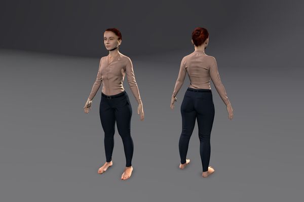 Meshcapade Female Smart Casual Texture Pack I number 11