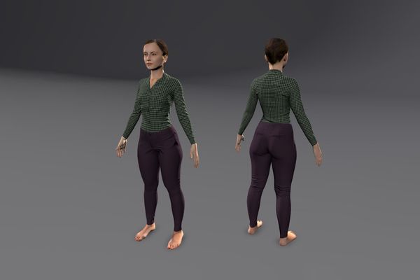 Meshcapade Female Smart Casual Texture Pack I number 12