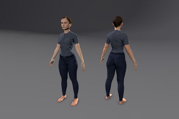 Meshcapade Female Smart Casual Texture Pack I number 13