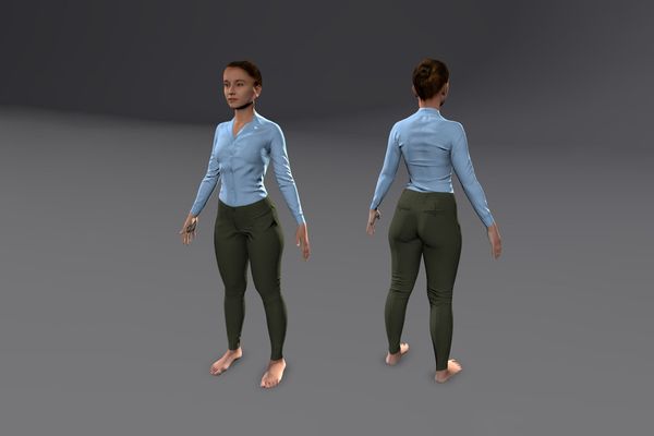 Meshcapade Female Smart Casual Texture Pack I number 15