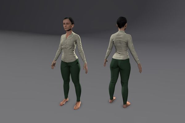 Meshcapade Female Smart Casual Texture Pack I number 17