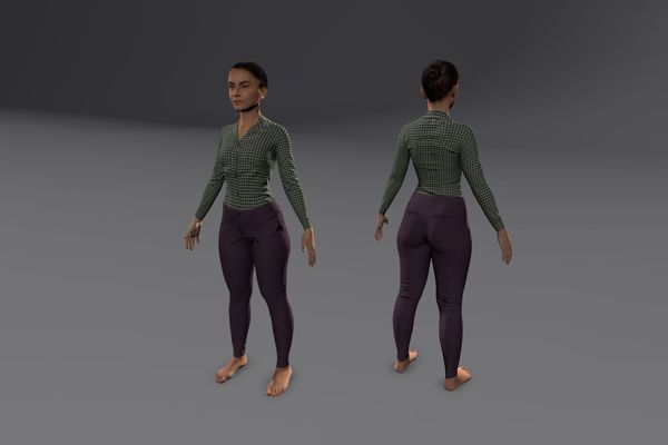 Meshcapade Female Smart Casual Texture Pack I number 18