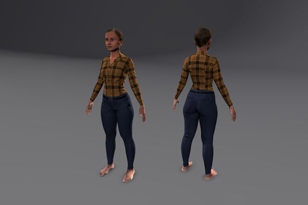 Meshcapade Female Casual Texture Pack IV number 2