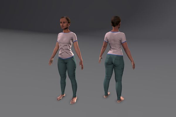 Meshcapade Female Casual Texture Pack IV number 3