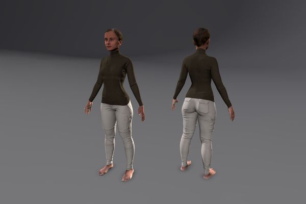 Meshcapade Female Casual Texture Pack IV number 4