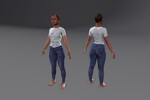 Meshcapade Female Casual Texture Pack IV number 5