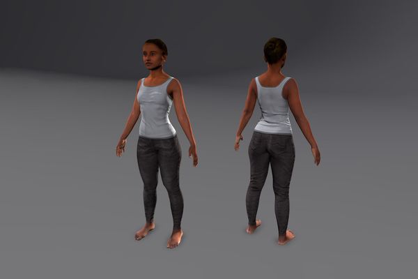 Meshcapade Female Casual Texture Pack IV number 11