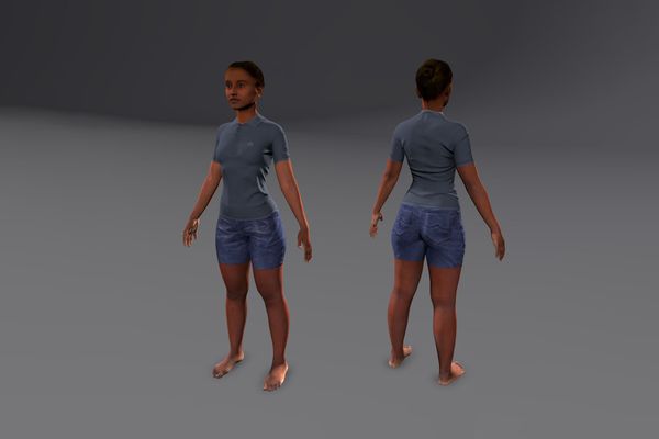 Meshcapade Female Casual Texture Pack IV number 12