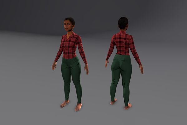 Meshcapade Female Casual Texture Pack IV number 13