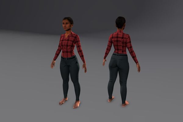 Meshcapade Female Casual Texture Pack IV number 14