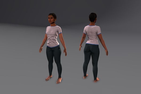 Meshcapade Female Casual Texture Pack IV number 17
