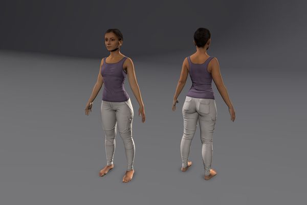 Meshcapade Female Casual Texture Pack IV number 20