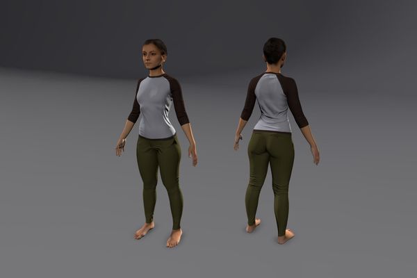 Meshcapade Female Casual Texture Pack IV number 21