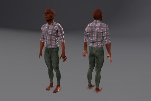 Meshcapade Male Casual Texture Pack I number 0
