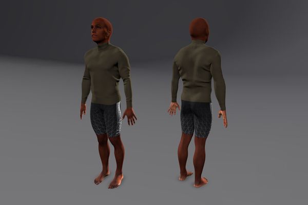 Meshcapade Male Sports Texture Pack I number 1