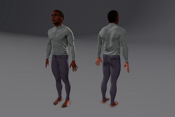 Meshcapade Male Smart Casual Texture Pack I number 0