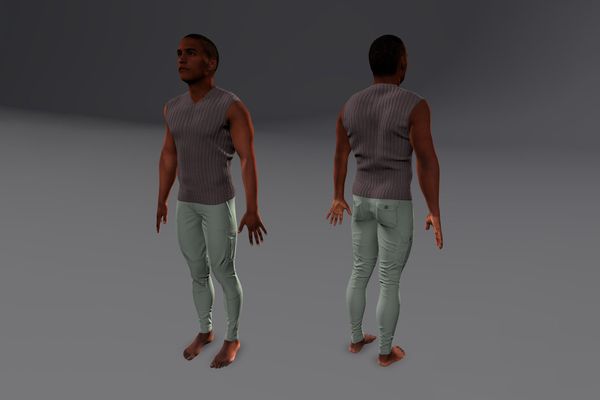 Meshcapade Male Unconventional Mix Texture Pack I number 2