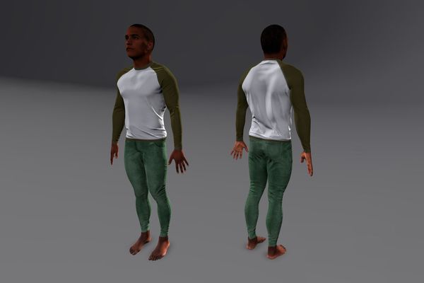 Meshcapade Male Casual Texture Pack I number 7