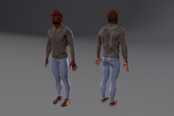 Meshcapade Male Casual Texture Pack I number 10