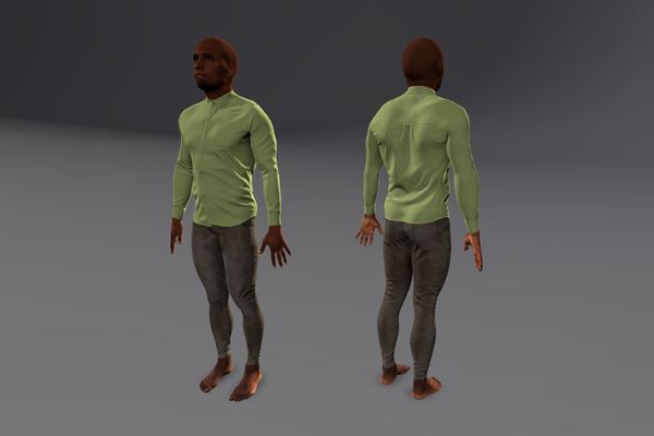 Meshcapade Male Casual Texture Pack I number 12