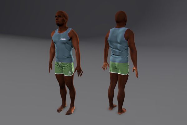 Meshcapade Male Sports Texture Pack I number 4