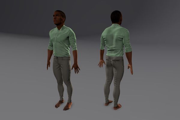 Meshcapade Male Smart Casual Texture Pack I number 4