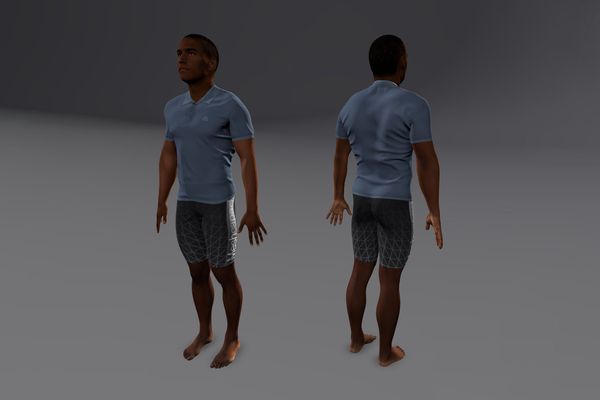 Meshcapade Male Sports Texture Pack I number 6