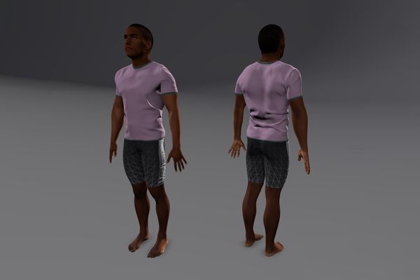 Meshcapade Male Sports Texture Pack I number 8