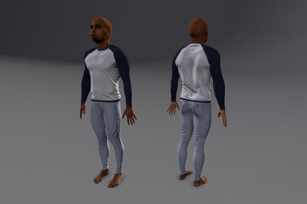 Meshcapade Male Casual Texture Pack I number 17