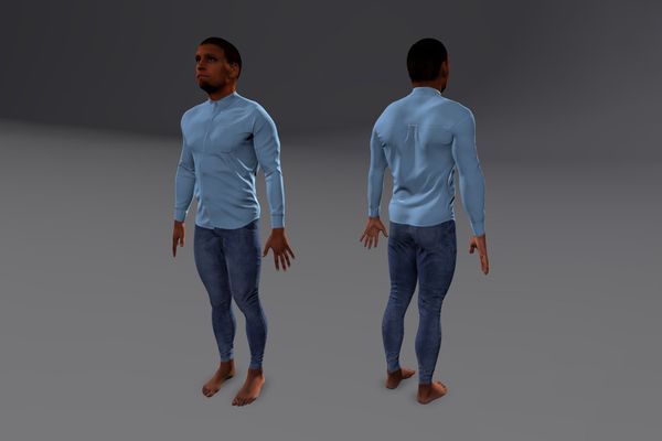Meshcapade Male Casual Texture Pack II number 2