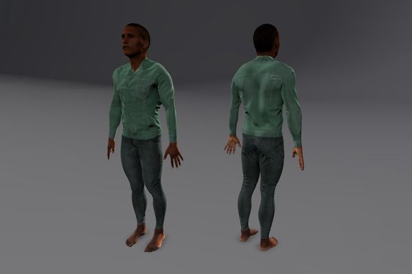 Meshcapade Male Casual Texture Pack II number 6