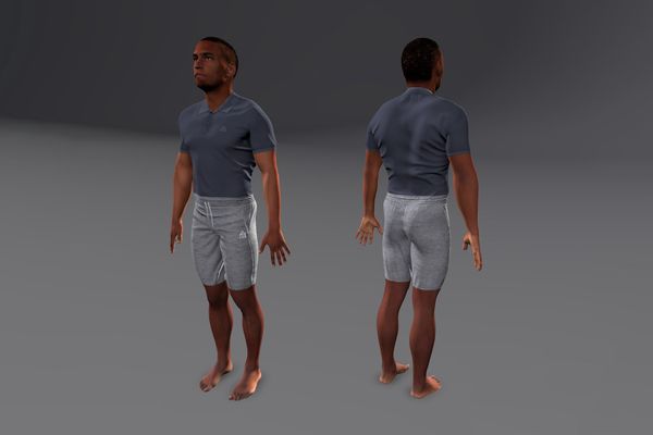 Meshcapade Male Sports Texture Pack I number 13