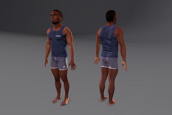 Meshcapade Male Sports Texture Pack I number 14