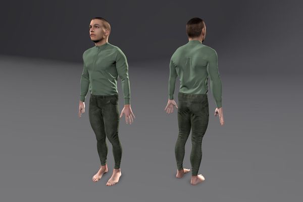 Meshcapade Male Casual Texture Pack II number 11