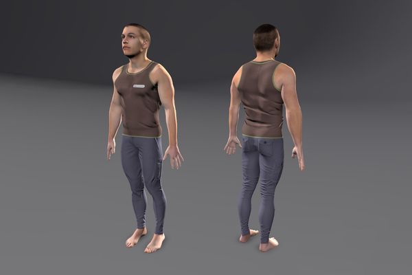 Meshcapade Male Casual Texture Pack II number 12