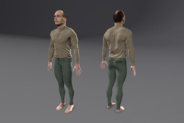 Meshcapade Male Smart Casual Texture Pack I number 13
