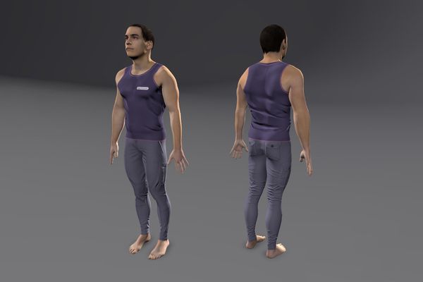 Meshcapade Male Casual Texture Pack II number 20
