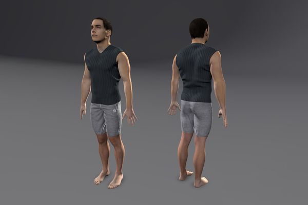 Meshcapade Male Unconventional Mix Texture Pack II number 2